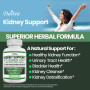 Kidney Support Supplement Helps Kidney Cleanse & Detox, Optimize Kidney Function, Bladder, Healthy Kidney Function