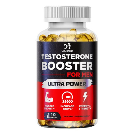 Testosterone Booster for Men,  Tongkat Ali Capsules Supplement for ​Libido, Stamina, Strength, Endurance, Muscle Growth