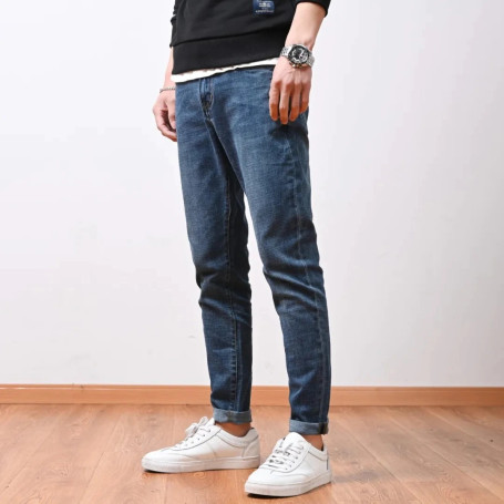 Straight Stretch Denim jeans Men