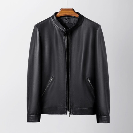 Jacket Men Genuine Leather 100%Natural Sheep skin