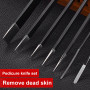 1Pcs Stainless Steel Pedicure Knife Remove Dead Skin Calluses Nail Ingrown Cuticle Scraper Foot Care Pedicure Manicure Tools