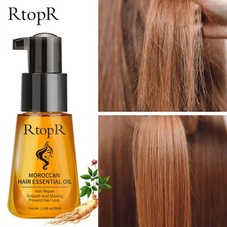 Moroccan Prevent Hair Loss Product Hair Growth Essential Oil Easy To Carry Hair Care Nursing 35ml Oil Suitable For All Skin