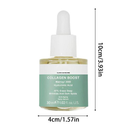 REN Skin Hydrate Moisturize Collagen Serum 30ml Advance Facial Toner Remove Wrinkle Line Repair Damage Resurface Sensitive Skin