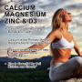 Alxfresh Calcium Magnesium Zinc Capsule Vitamin D3 for strong Bones Teeth Helps Support Healthy Heart Nerve Circulatory Function