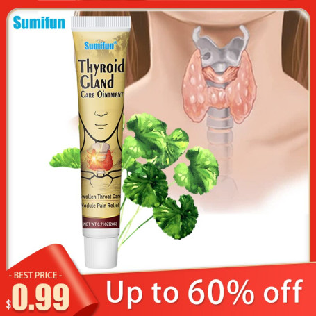 20G Thyroid Gland Care Ointment Thyroiditis Pain Relief Treatment Chinese Medicine Plaster Sore Throat Thyroid Nodules Healtn