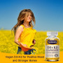 Vitamin D3 K2 120 Capsules Helps Strengthen Immunity, Heart, Joints & Bones, D3 K2 Multivitamin Capsules