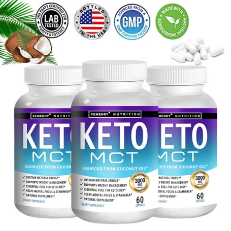 KETO Probiotic Capsules, Balanced Bacteria Reduce Bloating, Constipation, Improve Intestinal Absorption and Stomach Digestion