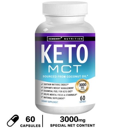 KETO Probiotic Capsules, Balanced Bacteria Reduce Bloating, Constipation, Improve Intestinal Absorption and Stomach Digestion