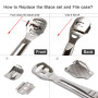 Foot Callus Shaver Heel Hard Skin Remover Hand Feet Pedicure Razor Tool Shavers Stainless Steel Handle 10 Blades Foot Care Tools