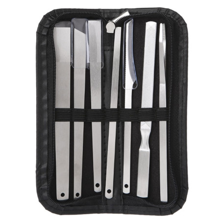 7pcs New Fashion Pedicure Manicure Nail Cleaner Cuticle Grooming Dead Skin Planer Beauty Foot Care Tool