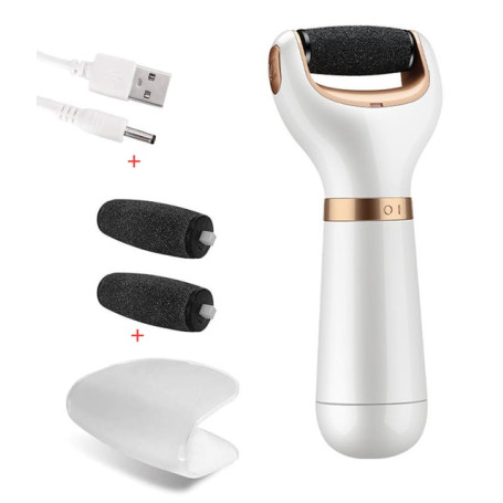 Portable Electric Vacuum Adsorption Foot Grinder Electronic Foot File Pedicure Tools Callus Remover Feet Care Sander with 8 Pcs