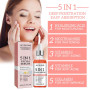 5 In 1 Moisturizing Whitening Anti Wrinkle Aging Vitamin C Hyaluronic Acid Face Serum Shrink Pores Serum Skin Care 30ml