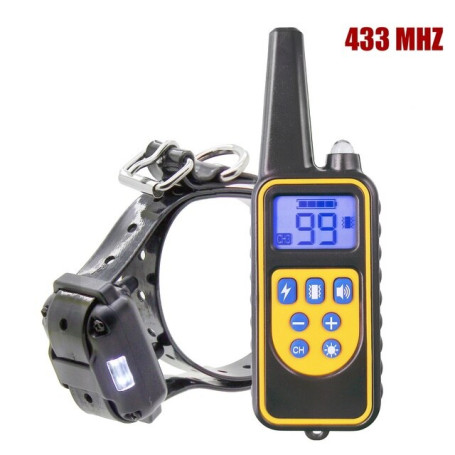 880 Remote Control Electric Dog Training Collar Pet Waterproof Rechargeable with LCD Display for Shock Vibration Sound 2023 NEW