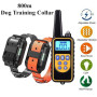 800m Electric Dog Training Collar Waterproof Pet Remote Control Rechargeable Training Dog Collar with Shock Vibration Sound 2022