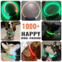 DOGCARE LC01 LED Dog Collar 7 Colors Luminous Collar Anti-lost Light Waterproof Usb Rechargeable Safety Pet Cat Dogs Products