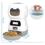 3.5L Automatic Pet Feeder WiFi APP Smart Food Dispenser For Cats Dogs Timer Stainless Steel Bowl Auto Pet Feeding Pet Supplies