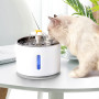 Dog Bowl Cat Water Drink Fountain Electric Automatic Water Feeder Dispenser Container LED Water Level Display Drinker For Pet