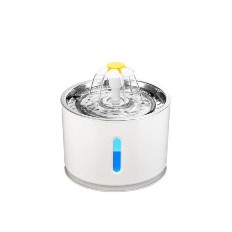 Dog Bowl Cat Water Drink Fountain Electric Automatic Water Feeder Dispenser Container LED Water Level Display Drinker For Pet
