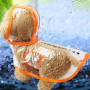 Waterproof And Fashionable PU Transparent Raincoat For Pets Small And Medium-Sized Dog Two-legged Dog New Cat Raincoat