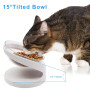 New Pet Food Bowl for Dog Cat Feedind Bowl With Stand Protect Spine Feeder Kitty Plate Puppy Dish Drinking Bottle Dog Water Bowl