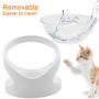 New Pet Food Bowl for Dog Cat Feedind Bowl With Stand Protect Spine Feeder Kitty Plate Puppy Dish Drinking Bottle Dog Water Bowl