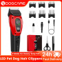 DOGCARE PC01 Electric Dog Clippers Intelligent Low Noise Pet Cats Dogs Hair Clipper Trimmer LED Cordless Haircut Grooming Tools