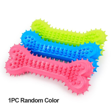 1PCS Pet Toys for Small Dogs Rubber Resistance To Bite Dog Toy Teeth Cleaning Chew Training Toys Pet Supplies