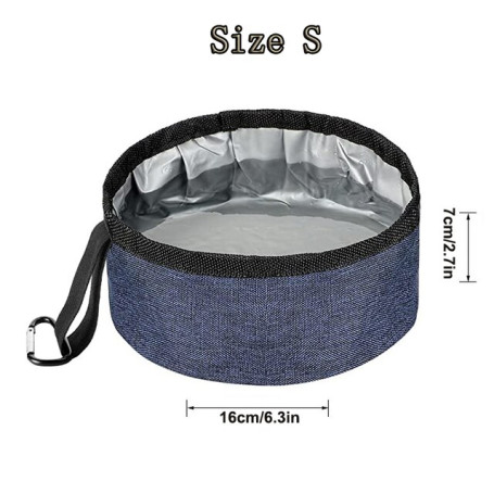 Portable Dog Bowls Travel Foldable Safe Collapsible Pet Cat Water Dish Outdoor Dogs Folding Food Bowl For Small Large Dogs
