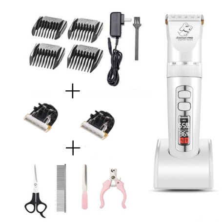 Baorun P9 Professional Rechargeable Pet Dog Animal Hair Cutter Trimmer Professional Dog Grooming Clipper Low Noise Cat Machine