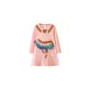 Jumping Meters 2-8T Hot Selling Children's School Dresses With Pockets Pen Embroidery Long Sleeve Autumn Kids Preppy Style Dress