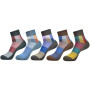 New Men's Spring and Summer Cotton Multicolor Short Socks High Quality Compression Fashion Happy Novelty Low Cut Socks
