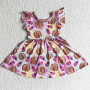 Hot Sale Kids Designer Clothes Girls Hoodies Dress Halloween Boutique Baby Girl Dress New Fashion Toddler Girl Dress Wholesale
