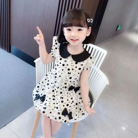 Summer Cute Girls Princess Dress Kids Sleeveless Dresses Children Birthday Party Vestido Kids Easter Tutu Costume 2981
