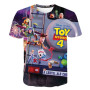 Summer Fashion Unisex Toy Story 4 T-shirt Children Boys Short Sleeves Tees Baby Kids Toy Story 4 Tops Girls Clothes 4-14Y