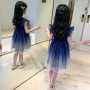 LJMOFA Summer Girl Dress Princess Star Sleeveless Tulle Tutu Dress for 4-8Y Kids Birthday Party Shaggy Dress Child Clothes D229