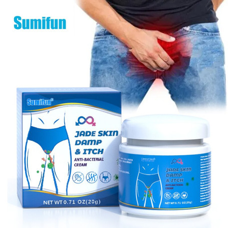 20g Sumifun Private Antibacterial Cream Anti Itch Fungal Ointment for Men Genital Itching Odor Removal Smell Remover Plaster