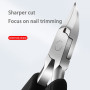 Professional Toe Nail Clippers Cutter ingrown toenail tool Thick Nails Dead Skin Dirt Remover Super Sharp Curved Blade Nail Tool