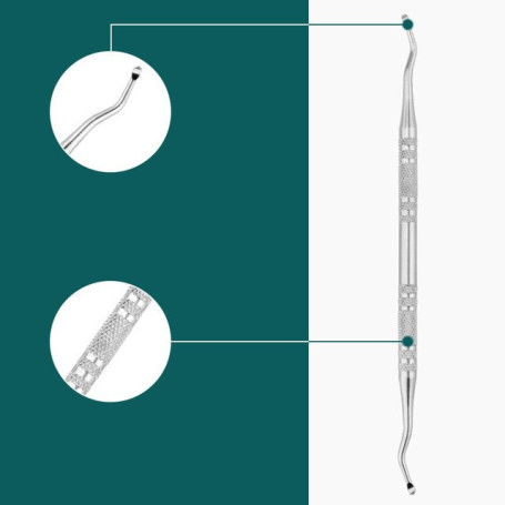 Toe Nail Care Hook Ingrown Double Ended Ingrown Toe Correction Lifter File Manicure Pedicure Toenails Clean Foot Care Tool