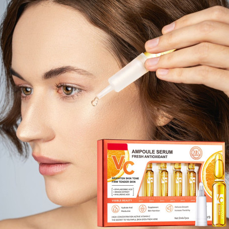 Ampoule Essence Hydrating Serums for Face with Vitamin C Moisturizing Essence Promoting Skin's Resilience For All Skin Types