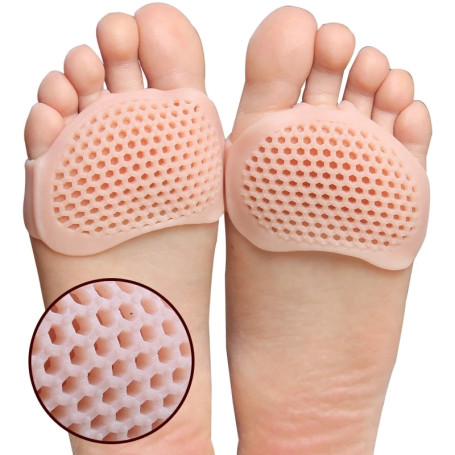 Insoles Forefoot Pads for Women High Heel Shoes Foot Blister Care Toes Insert Pad Silicone Gel Insole Pain Relief Dropshipping