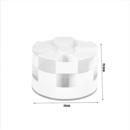 Creative Rotary Underwear Storage Box Plastic Desktop Storage Box Household Cosmetics Jewelry Split Storage Box