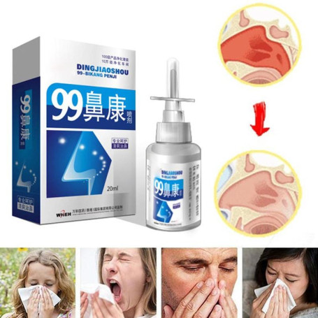 20ml Herb Spray Nasal Spray Rhinitis Treatment Chinese Traditional Medical Nose Care Chronic Rhinitis Sinusitis Spray medicines