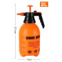 2L/3L Pumped Pressure Sprayer Air Compression Pump Manual Pressure Sprayer Garden Watering Irrigation Disinfection Spray Bottle