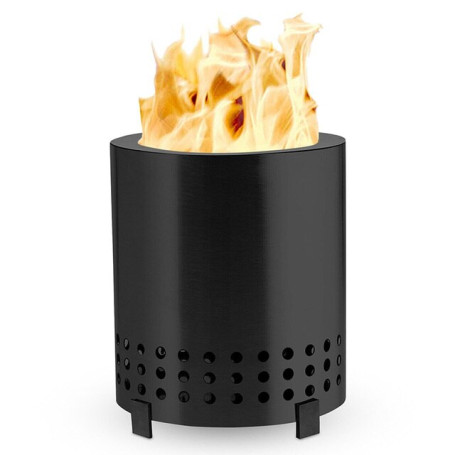 1 PC Tabletop Fire Pit Mini Portable Gases Heater Stoves With Stand Stainless Steel Outdoor Camping Stove BBQ Equipments