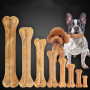 Made of Natural Cowhide Dog Chew Bone Toy Strong Non-Toxic Anti-bite Dog Chewing Toy Teeth Clean Toys Pet Dog Dental Care Stick