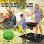 Barbecue Flame Retardant Protective Mat Outdoor Camping Cloth Lawn Floor Protection Mat Insulation Cushion Fireproof Cloth
