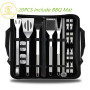 BBQ Tools Set Barbecue Utensil AccessoriesThermometer Barbeque Grilling  Accessories  Outdoor Gril Tools Set Bbq Utensil Set