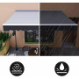 Newest Manual Awning Canopy Outdoor Patio Garden Sun Shade Retractable Multi color Adjust Shelter 3x2.5M/2x2.5M