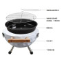 0175 Outdoor BBQ Grill Portable 18-Inch Barbecue Grill Charcoal Firewood Bowling ball Barbecue Grill