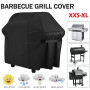 BBQ Grill Cover Barbecue Cover Dustproof Waterproof Windproof Fabric for Gas Charcoal Electric Barbe Accessories Outdoor Garden